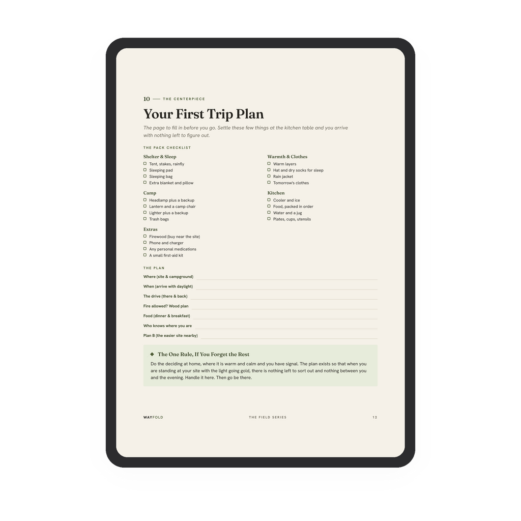 The Camping Handbook