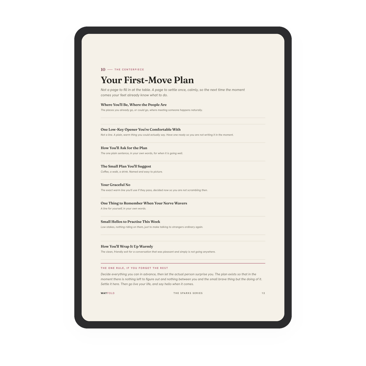 The First Move Handbook
